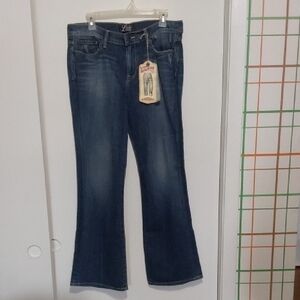 Lucky Brand Sweet N' Low Women's Dark Blue Flare Jeans